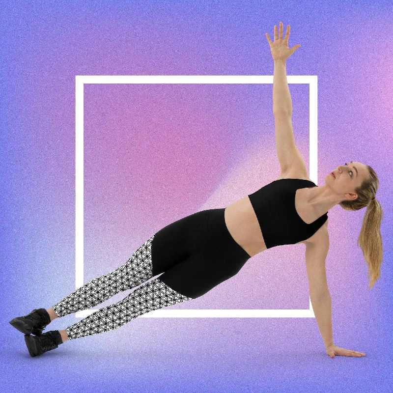 Sacred Argyle - Sports Leggings Comfortable Fleece-Lined Leggings