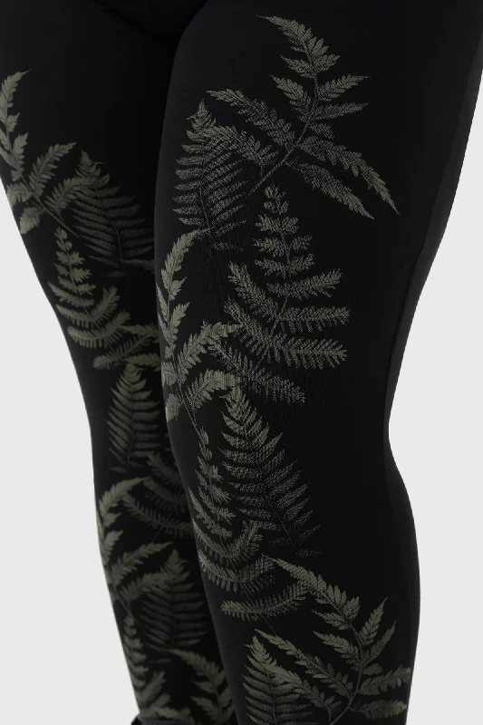 Equinoxx Leggings [PLUS] Fashionable Embroidered Detail Leggings