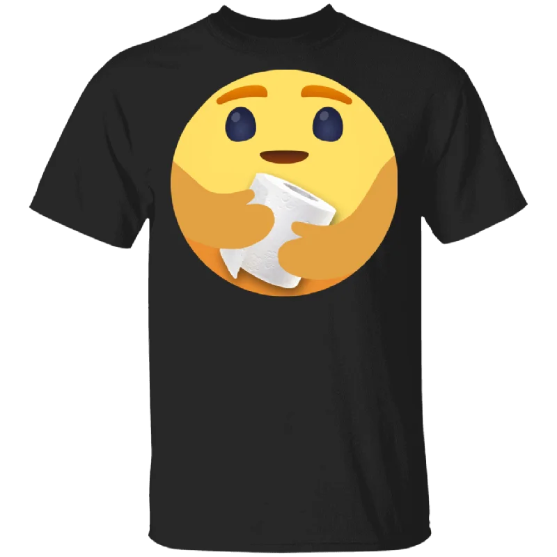 Toilet Paper Care Facebook Icon Shirt Matching Men Women Social Distance Gifts T-Shirt Boxy Fit Fitted Loose