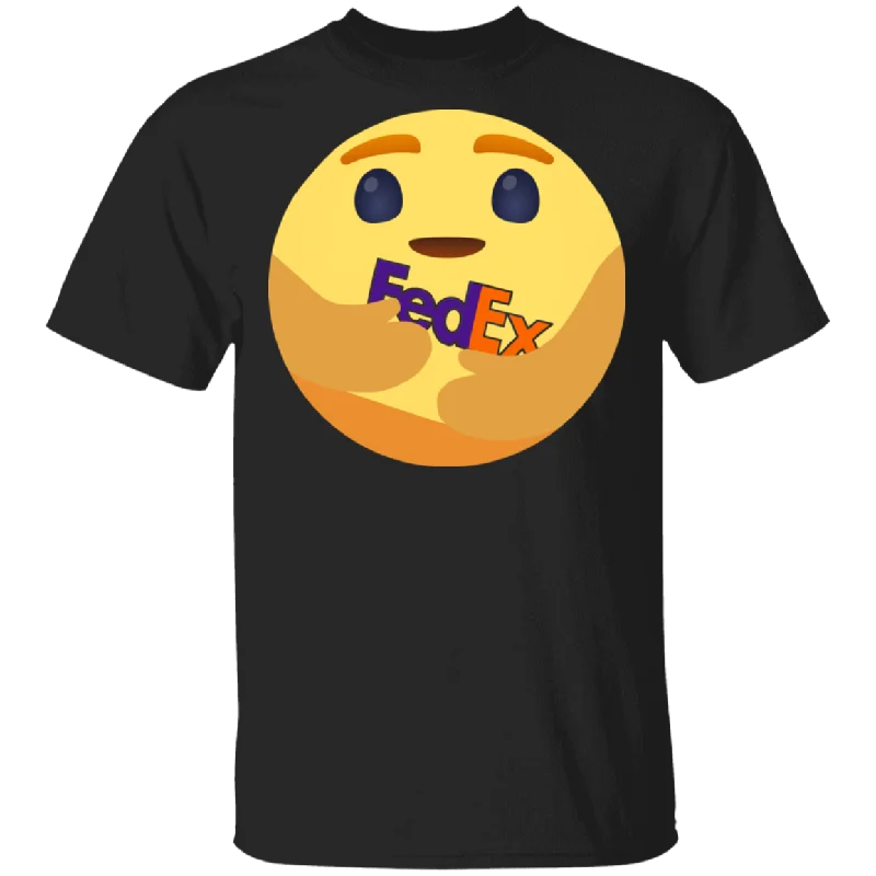 FedEx Care Facebook Icon Shirt Matching Men Women FedEx Gifts T-Shirt Thin T-Shirt Open Front Quick Dry