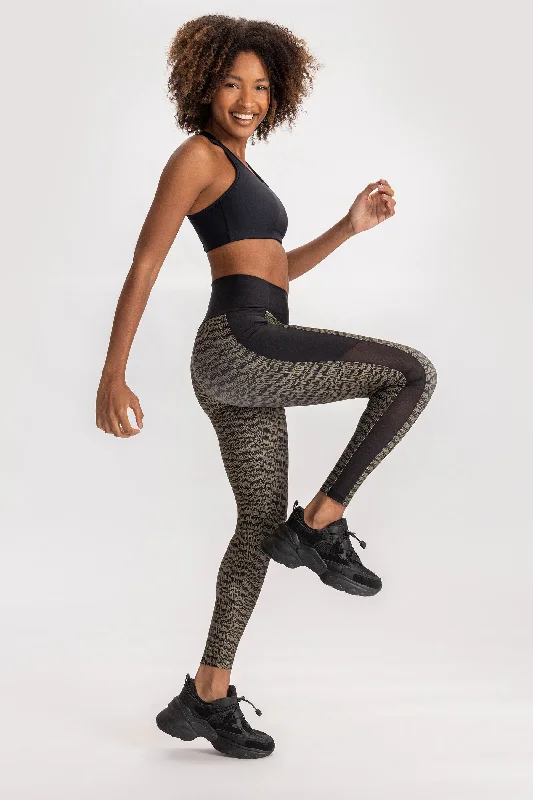 Roots Fresh Legging Stylish Camo Print Leggings