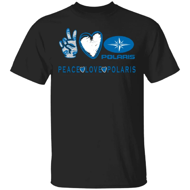 Peace Love Polaris Inc. Logo Matching Polaris Inc.Company Shirt Matching Men Women Gifts T-Shirt Hooded Caped Shawl Collar