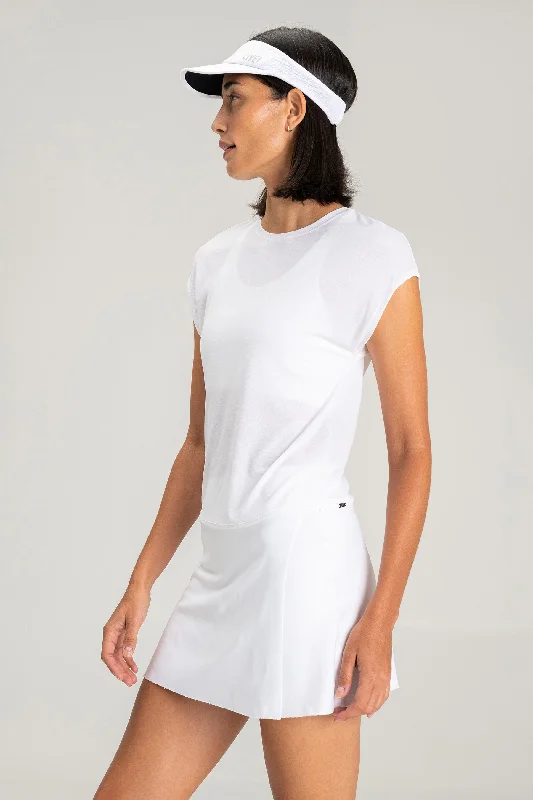 Breath Back T-Shirt Asymmetrical Pockets Print