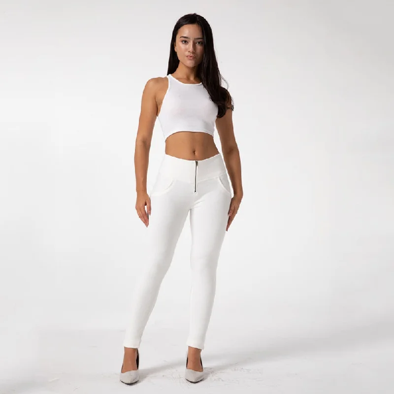 Women's Enhancing White High Waist Butt Booty Fitness Yoga Sports Leggings Casual Black Leggings