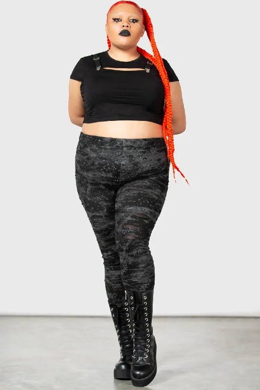 Tightrope Leggings [PLUS] Stylish Colorful Activewear Leggings