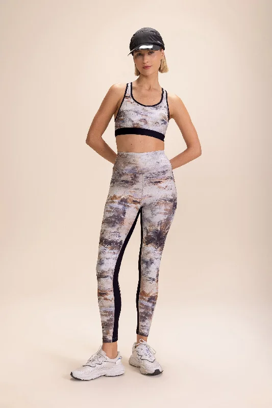 Stain Leggings Stylish Side-Stripe Leggings