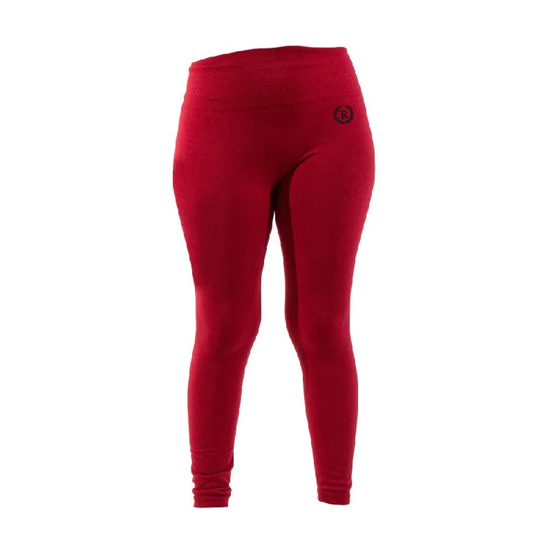Gang Monogram Women's Leggings [DEEP RED] Fashionable Plus-Size Activewear