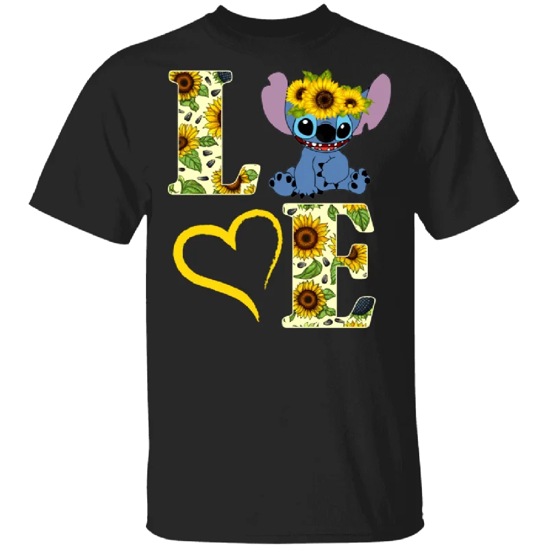 Love Sunflower Heart Sitich Shirt Matching Sitich Film Movies TV Show Lover Fans Gifts T-Shirt Elegant Classic Vintage