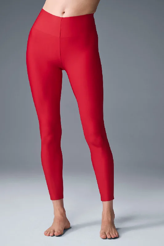 Airlift Strength Extreme High-Waist 7/8 Legging - Bold Red Elegant Embellished Leggings