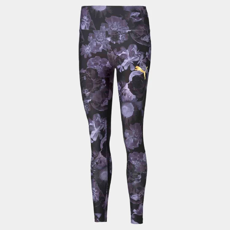 Women's Dark Dreams AOP Leggings Trendy Foil Finish Leggings