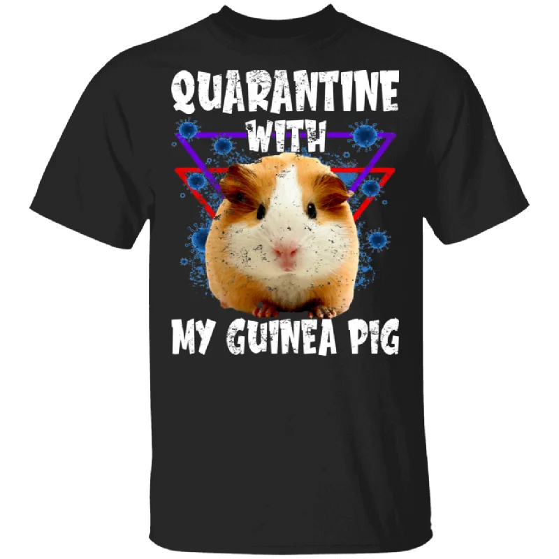Funny Guinea Pig Shirt Matching Guinea Pig Lover Fans Social Distancing Gifts T-Shirt Knit Fabric Woven Fabric Fleece Fabric