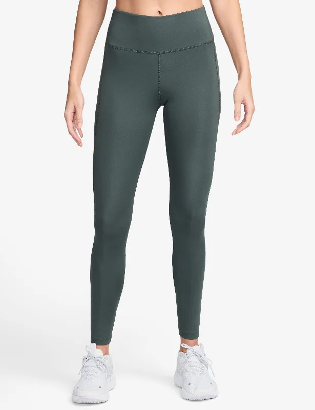 Epic Fast Pocket Running Leggings - Vintage Green/Reflective Silver Trendy Polka Dot Leggings