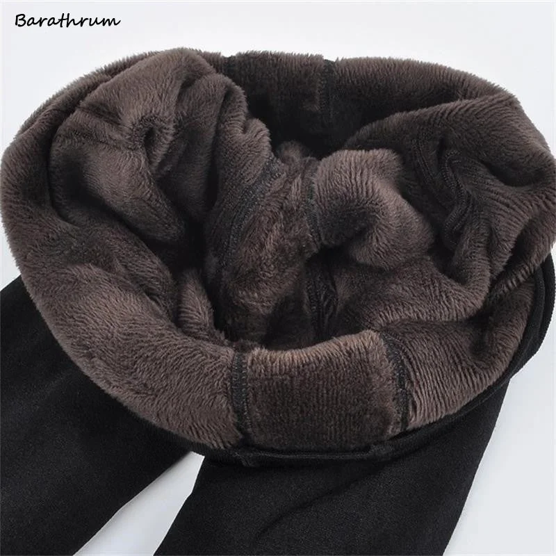 Barathrum Hot 2018 New Fashion Women's Autumn And Winter High Elasticity And Good Quality Thick Velvet Pants Warm Leggings Stylish High-Waisted Leggings