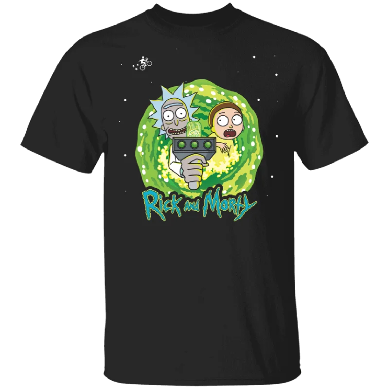 Funny Rick And Morty Shirt Matching Rick And Morty Film Movies TV Show Gifts T-Shirt Chenille Fabric Brocade Fabric Lace Fabric