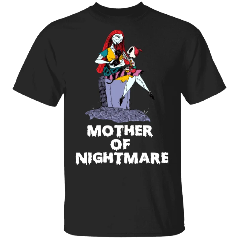 Scary Mother Of Nightmare Shirt Matching Mother's Nightmare Film Movies TV Show Lover Fans Gifts T-Shirt Striped Floral Plaid