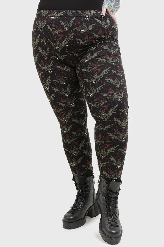 Gremlins After Midnight Leggings [PLUS] Trendy Digital Print Leggings