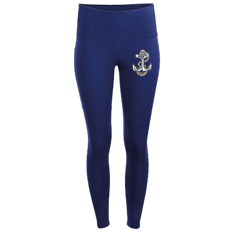 Navy Anchor Adore Leggings (Navy) Cozy Fashion Leggings