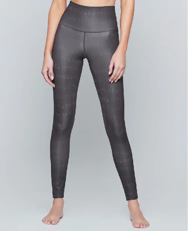 Moon Shadow Printed Leggings Trendy Flared Leggings
