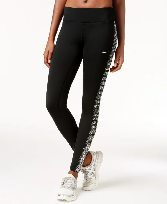 NIKE EPIC RUN FLASH RUNNING LEGGINGS Elegant Black Leggings