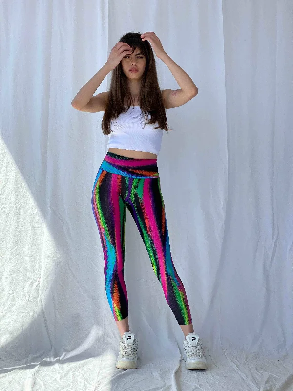 Vintage Moda ‘em Cotton Leggings Comfortable Slip-On Leggings