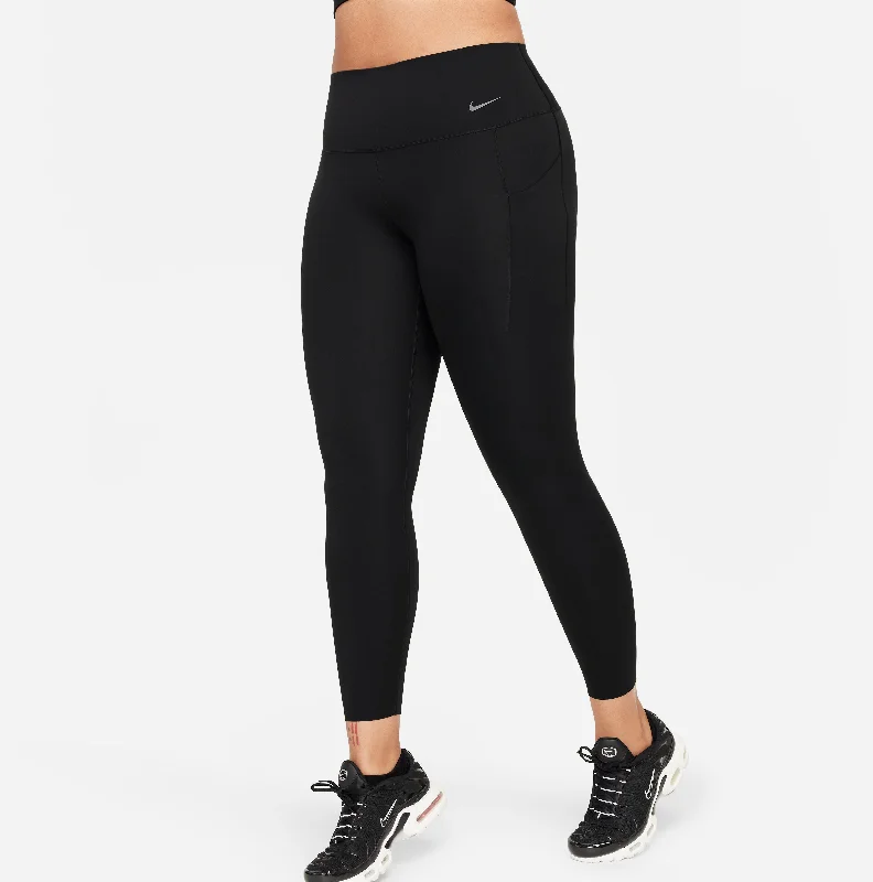 Women's Universa Medium-Support High-Waisted 7/8 Leggings Trendy Faux Suede Leggings