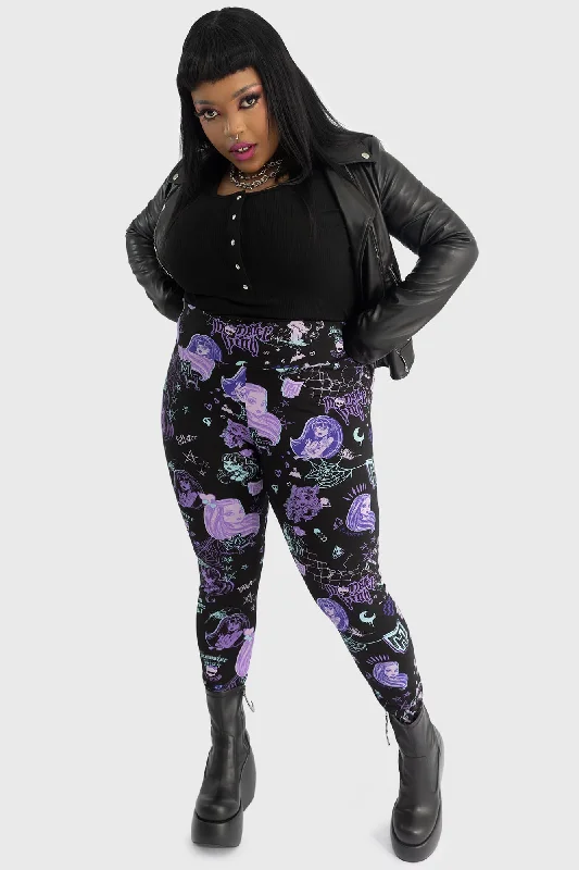 Lets Bolt Leggings [PLUS] Trendy Sweat-Wicking Workout Leggings