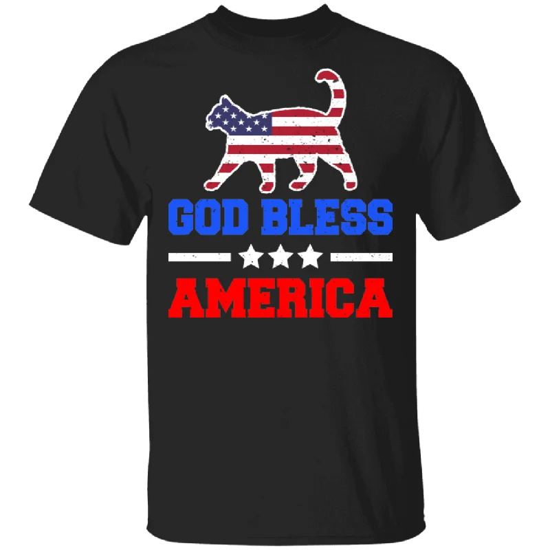 God Bless America Cool American Flag Bobcat Shirt Matching Bobcat Lover Fans American Social Distancing Gifts T-Shirt Wool Fabric Cashmere Fabric Tweed Fabric