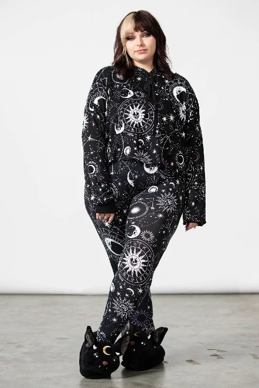 Galaxy Lounge Leggings [PLUS] Comfortable Sports Performance Tights