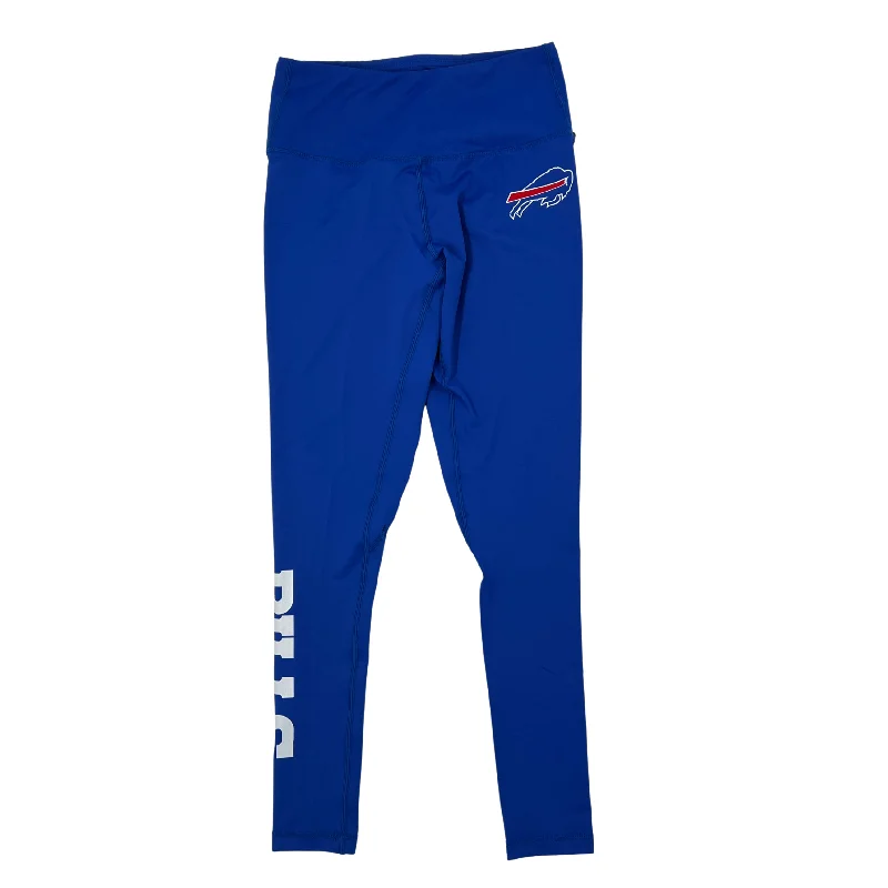 Women's Buffalo Bills Wordmark Royal Blue Leggings Fashionable Minimal Active Leggings