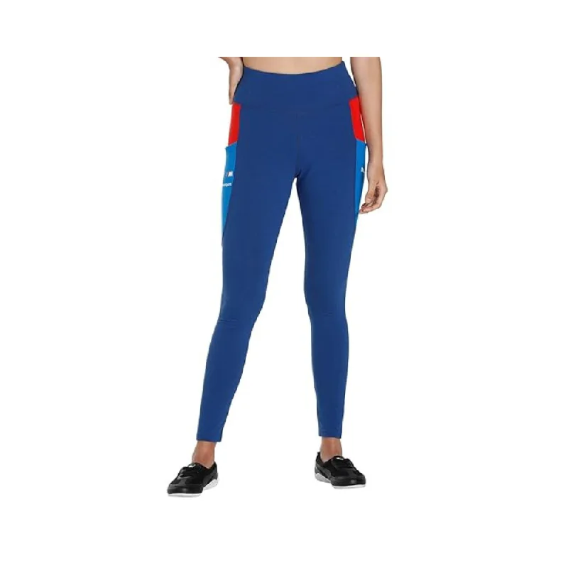Puma Bmw Mms Wmn Leggings  Blue Comfortable Slim Fit Leggings