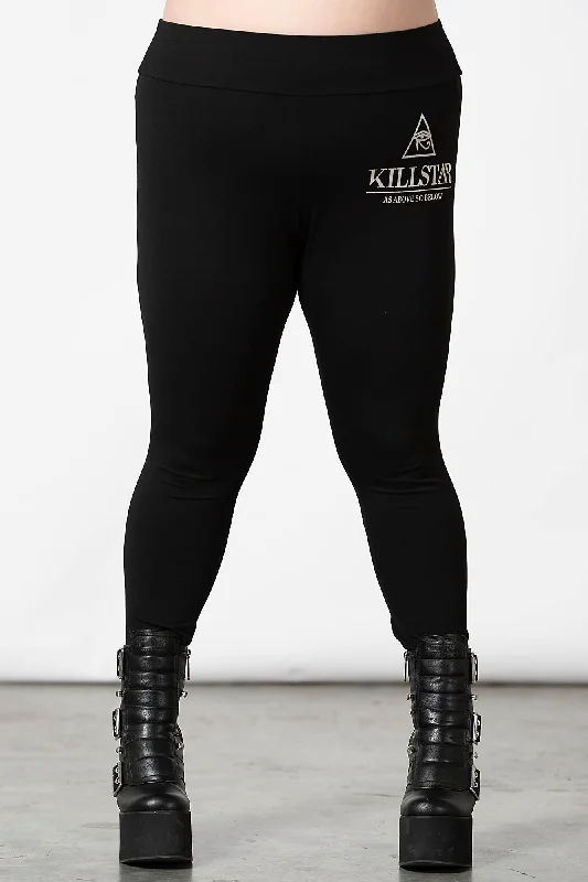 I See You Leggings [PLUS] Fashionable Full-Length Active Leggings