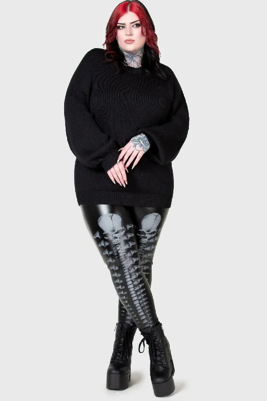 Solaria Leggings [PLUS] Fashionable High-Rise Workout Leggings