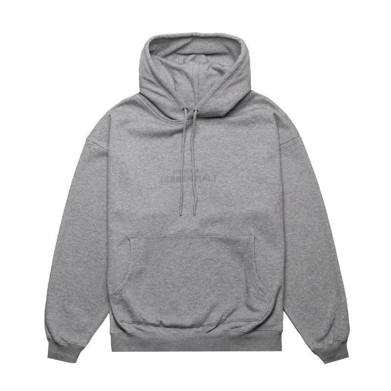 HOMME+ Essential Hoodie Light Grey Hoodie with Strings Custom Fit Adjustable