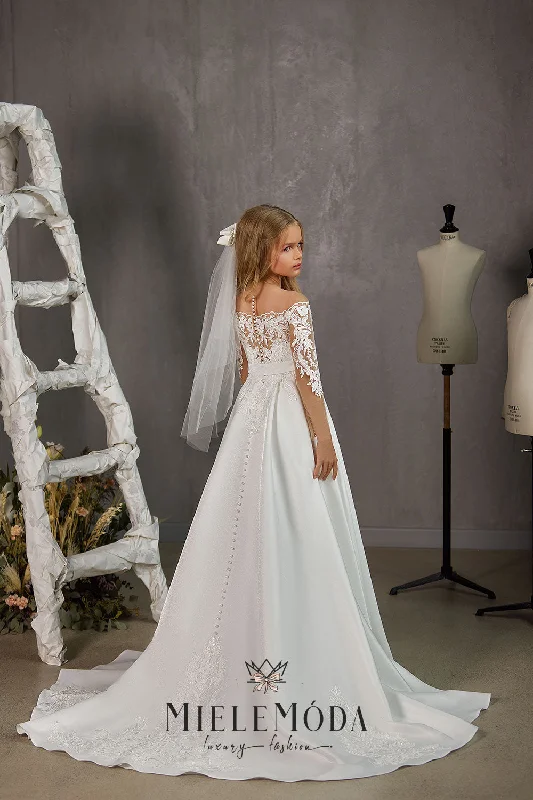 Manuela Luxury Flower Girl Communion Dress