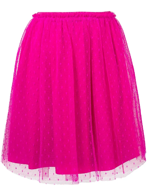 Tulle mini skirt relaxed fit skirt
