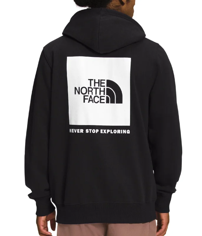 Men's Box NSE Hoodie Hoodie with Distressed Vintage Worn