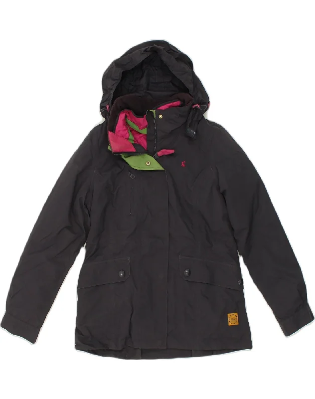 JOULES Womens Hooded Windbreaker Jacket UK 10 Small Navy Blue Polyester Wool Jacket Cashmere Jacket Tweed Jacket JOULES Womens Hooded Windbreaker Jacket UK 10 Small Navy Blue Polyester Wool Jacket Cashmere Jacket Tweed Jacket