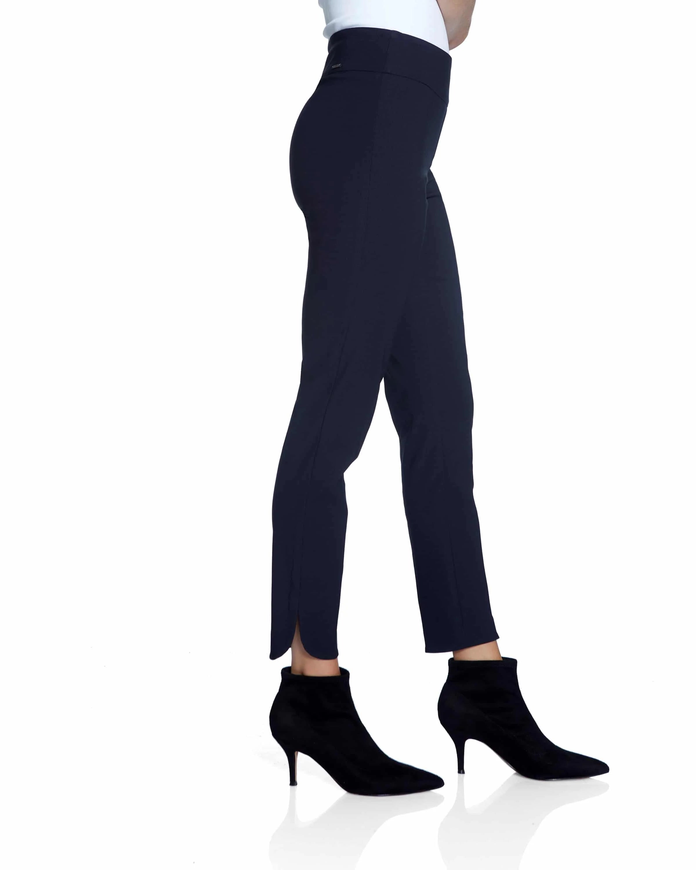 Women's Up! | Petal Slit Slimming Pant | Black Cozy Jogger Leggings
