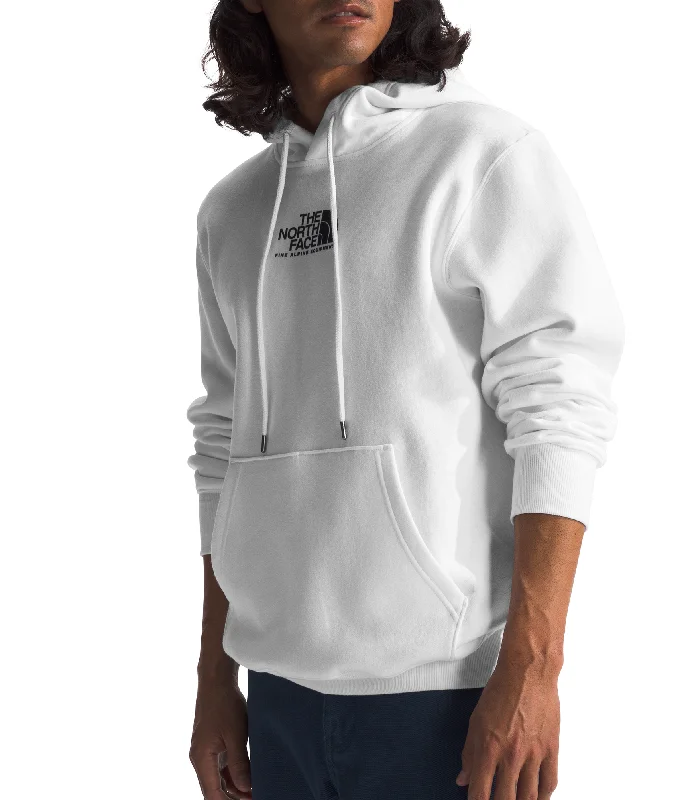Men’s Fine Alpine Hoodie Hoodie with Raw Hem Edgy Unfinished