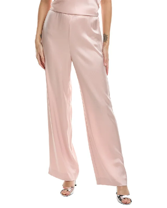 St. John Liquid Satin Pant Relaxed Casual Leggings