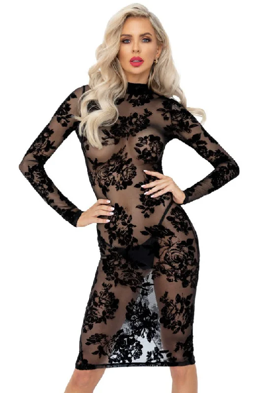 Noir Handmade Mesh Dress Tunics Favorite customer