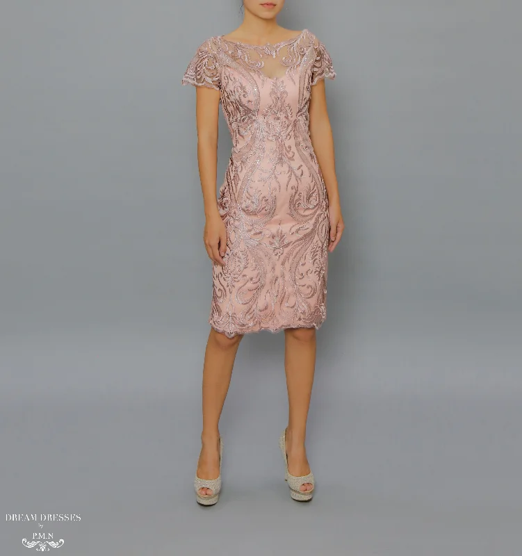 Knee Length Mother of The Bride Dress (#Camilla)