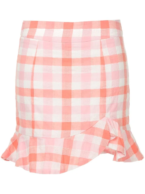 Sundown mini skirt wool skirt thick