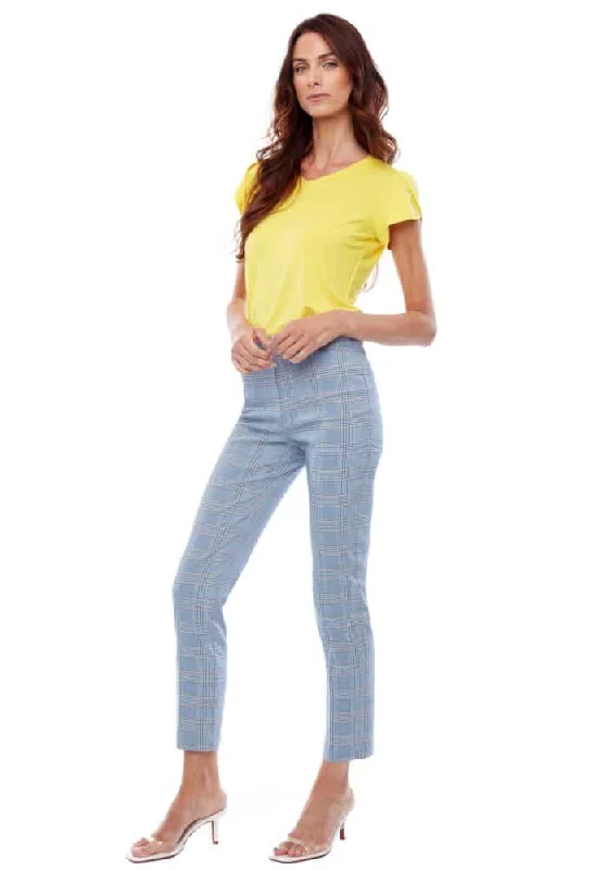 Women's Up! | Lisburn Classic Slimming Plaid Ankle Pant | Lemonade Slim Fit Casual Pants