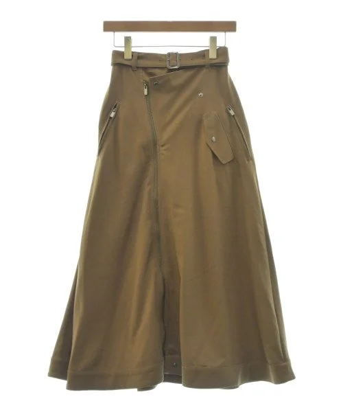 AMERI Long/Maxi length skirts asymmetrical skirt cut