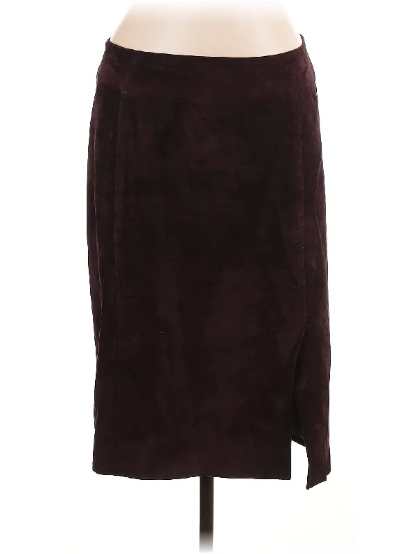 Leather Skirt silk skirt elegant