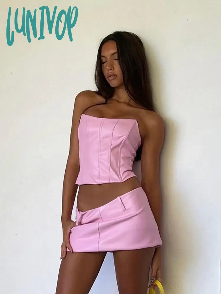 pink dress set