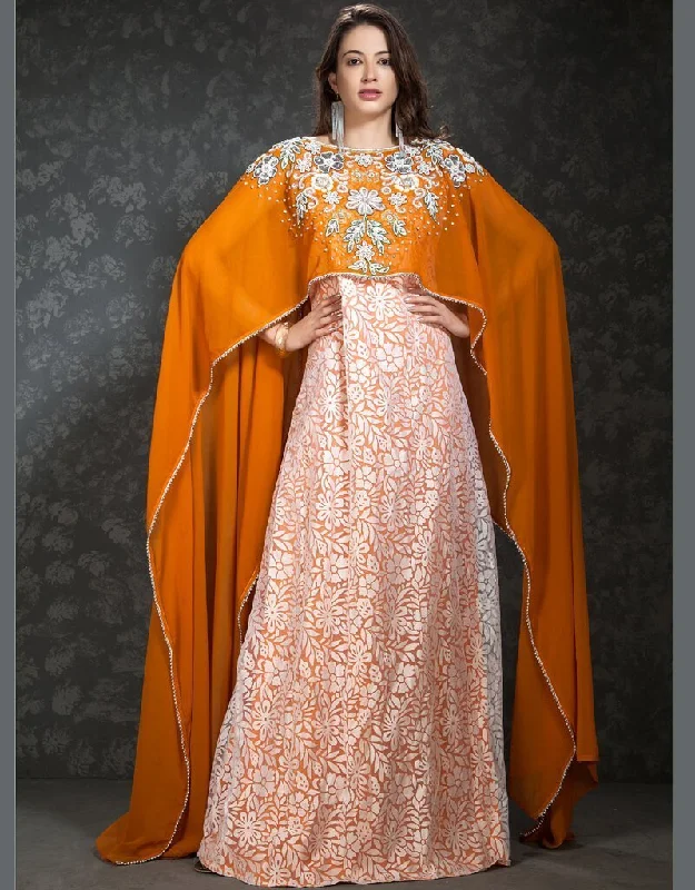 Modern Party Dress Kaftan Tunics Solid Classic