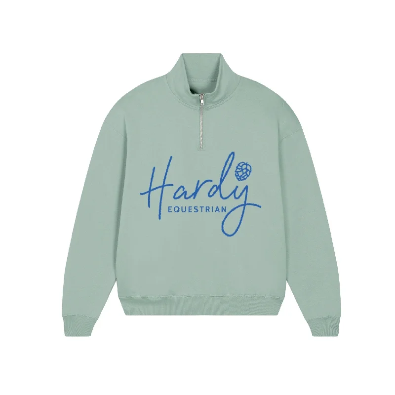 Hardy Equestrian Women's Zip Sweatshirt Hoodie with Velcro Closure Adjustable Secure