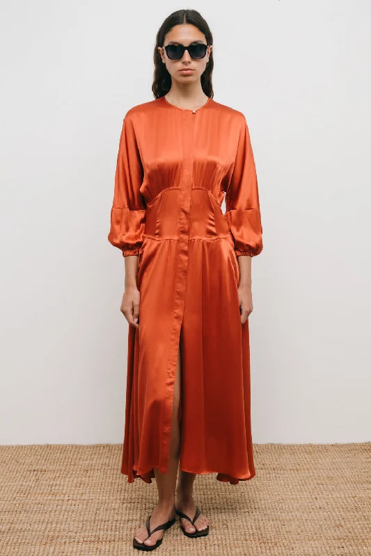 KARAMAY silk dress Tunics Versatile functional
